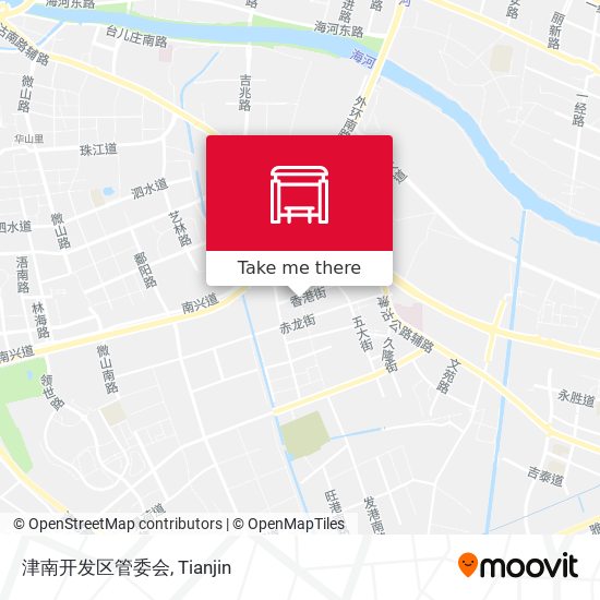 津南开发区管委会 map