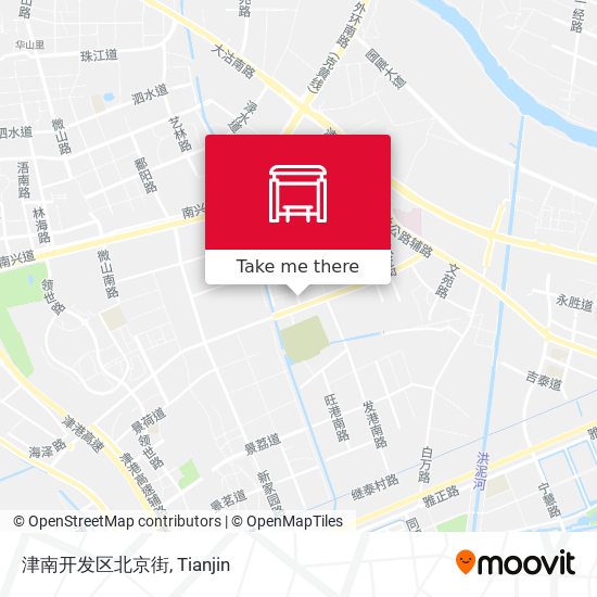 津南开发区北京街 map