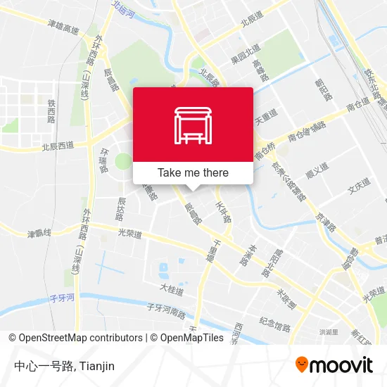中心一号路 map