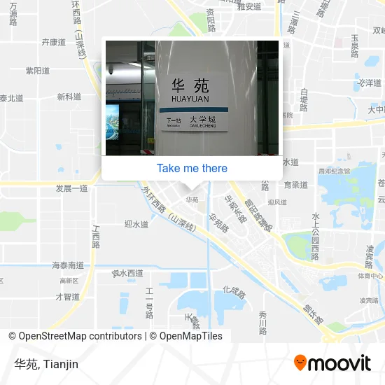 华苑 map