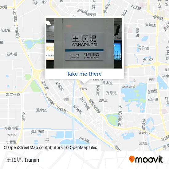 王顶堤 map