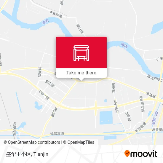 盛华里小区 map