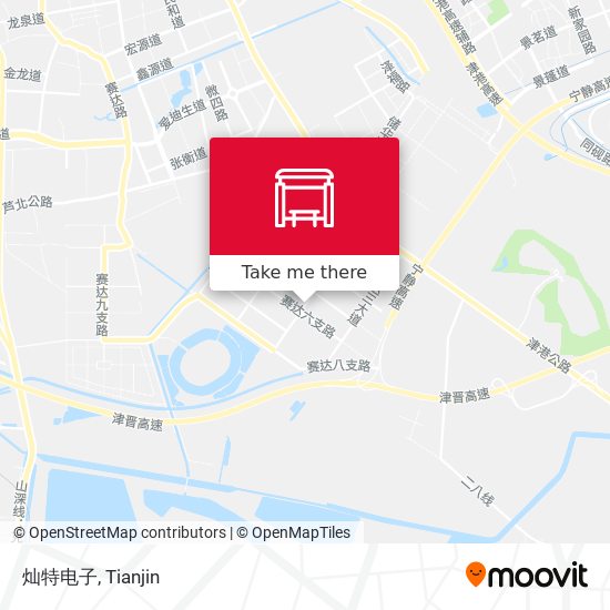 灿特电子 map
