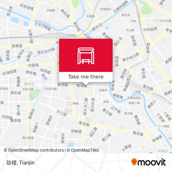鼓楼 map