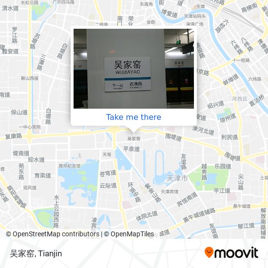 吴家窑 map
