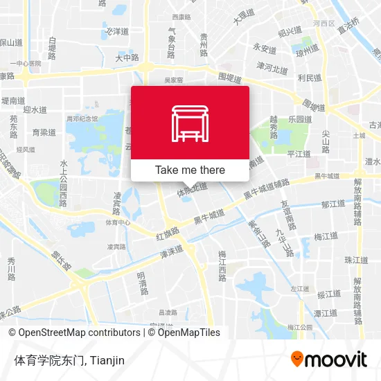 体育学院东门 map