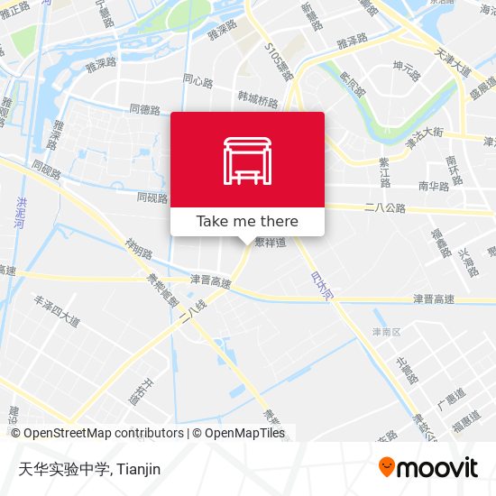 天华实验中学 map