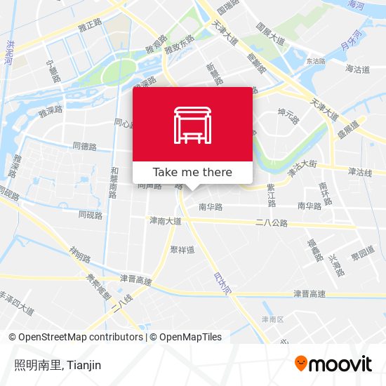 照明南里 map