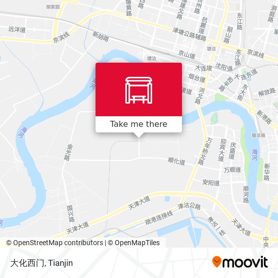 大化西门 map