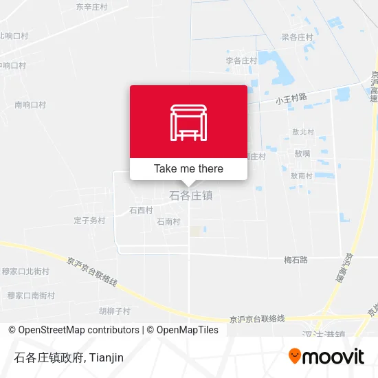 石各庄镇政府 map