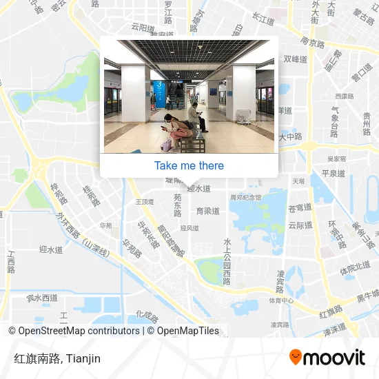红旗南路 map