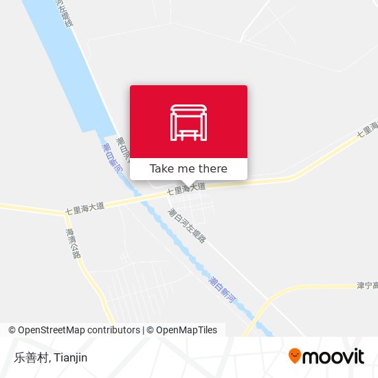 乐善村 map