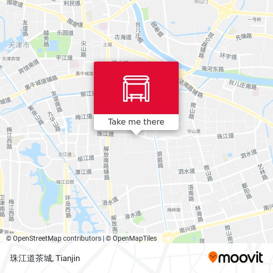 珠江道茶城 map