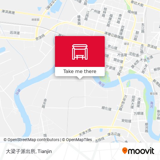大梁子派出所 map