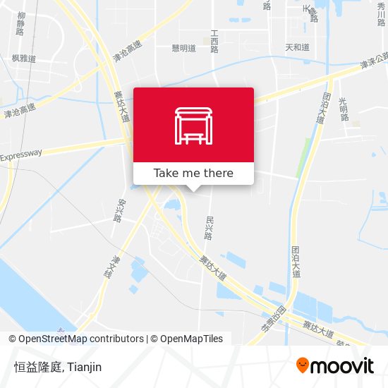 恒益隆庭 map