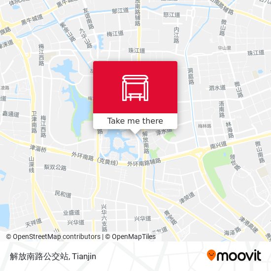 解放南路公交站 map