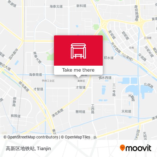 高新区地铁站 map
