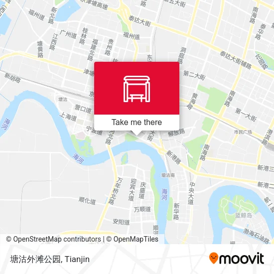 塘沽外滩公园 map