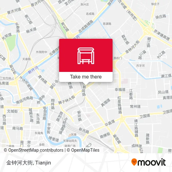 金钟河大街 map