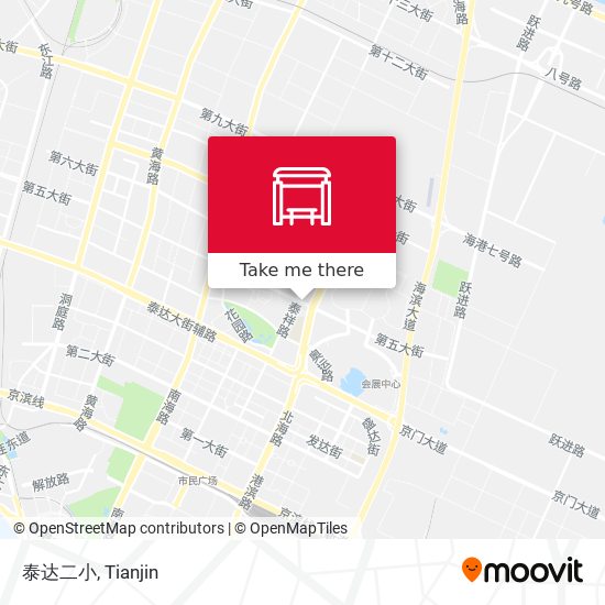 泰达二小 map