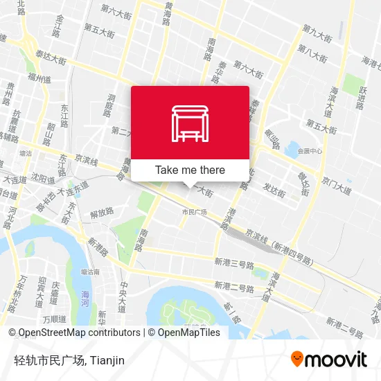 轻轨市民广场 map