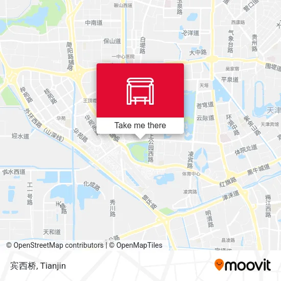 宾西桥 map