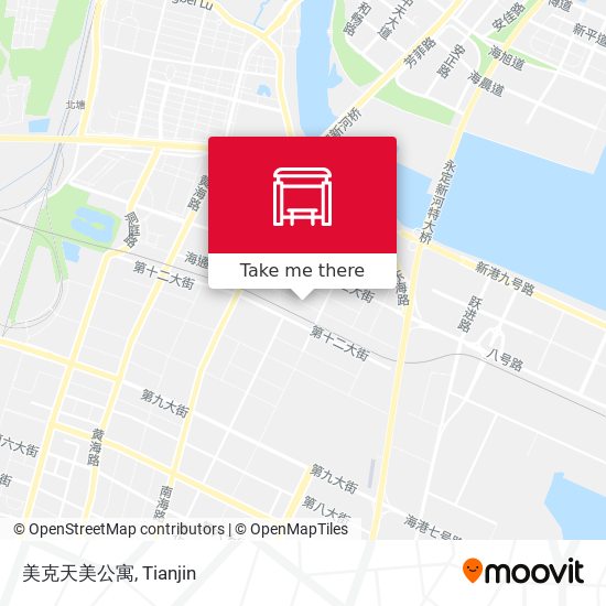 美克天美公寓 map