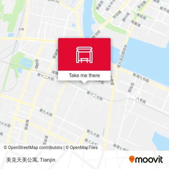 美克天美公寓 map