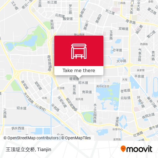 王顶堤立交桥 map