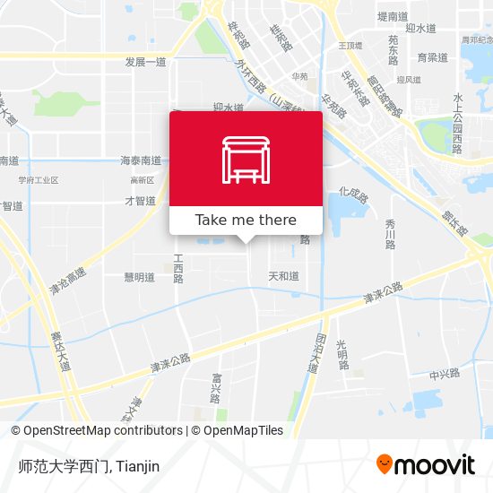 师范大学西门 map
