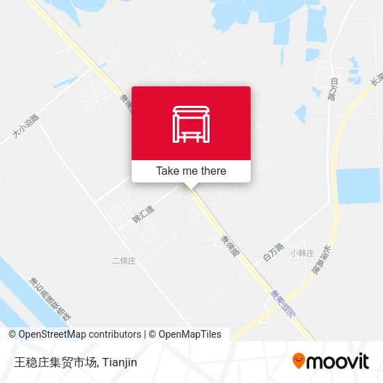 王稳庄集贸市场 map