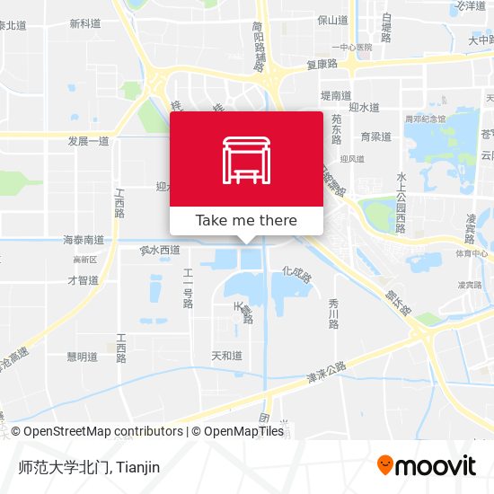 师范大学北门 map