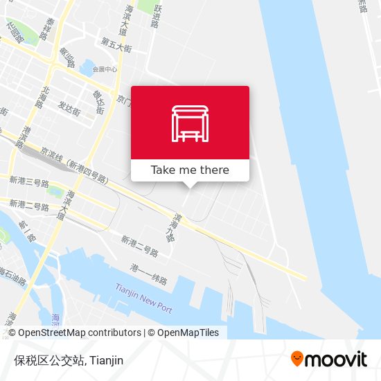 保税区公交站 map