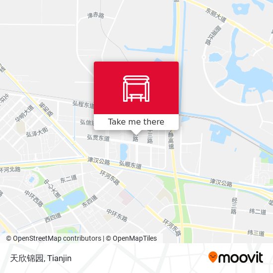 天欣锦园 map