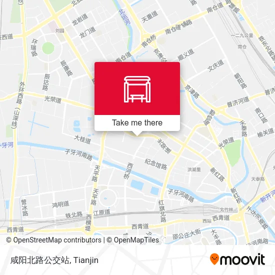 咸阳北路公交站 map