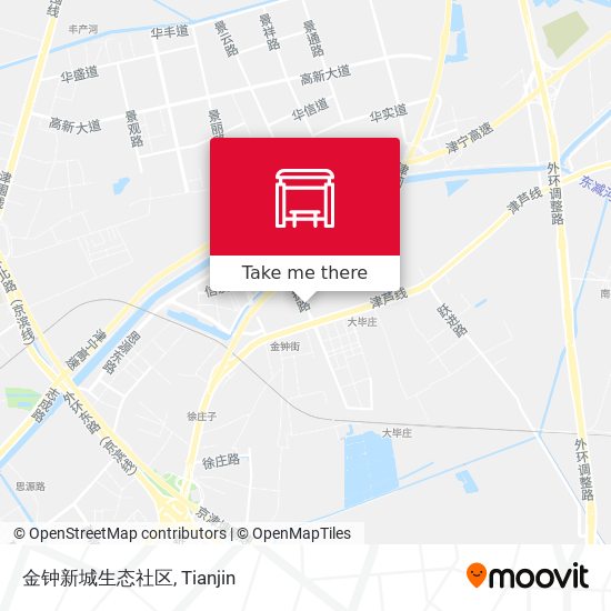 金钟新城生态社区 map