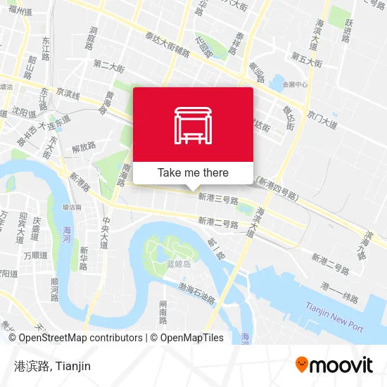 港滨路 map