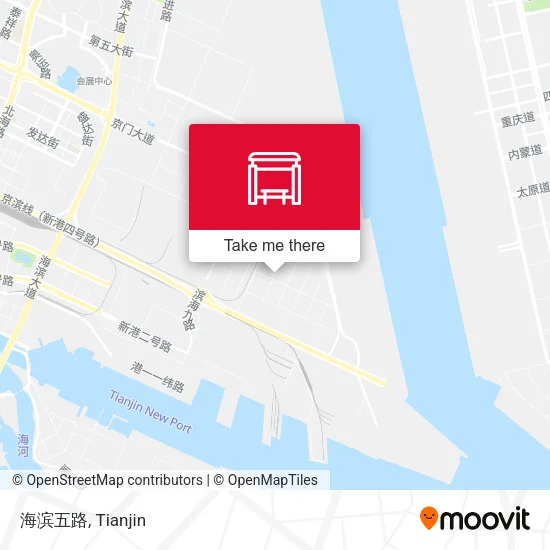 海滨五路 map