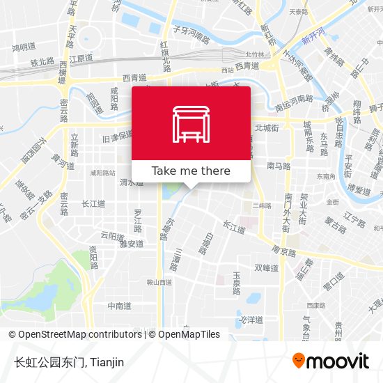 长虹公园东门 map