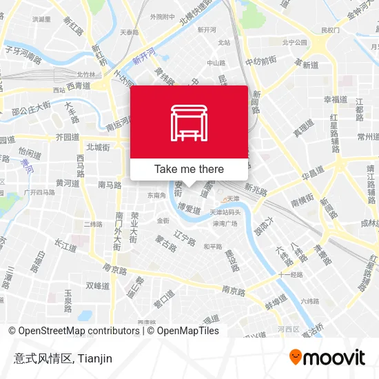 意式风情区 map