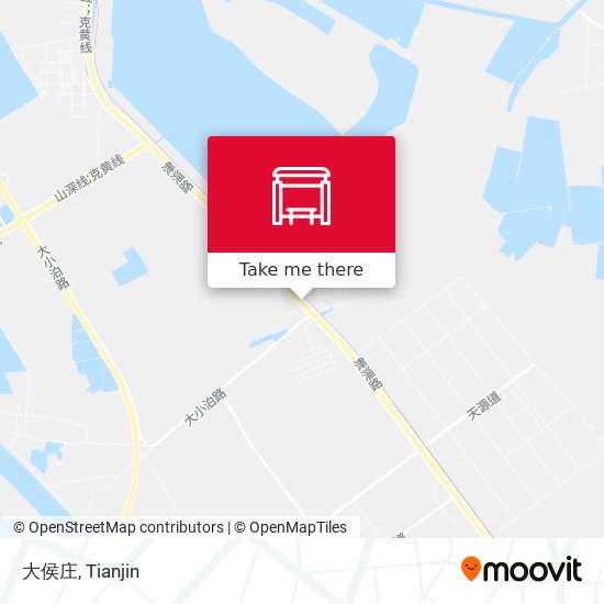 大侯庄 map