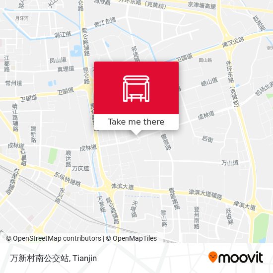 万新村南公交站 map