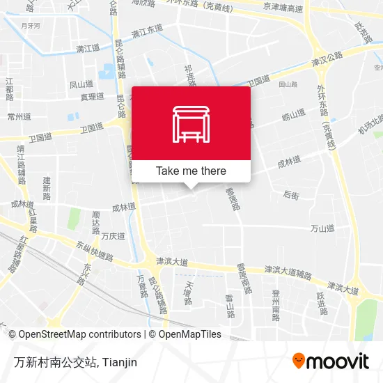 万新村南公交站 map