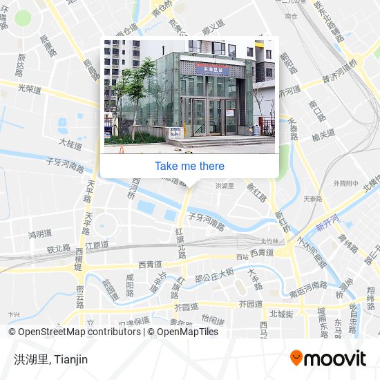 洪湖里 map