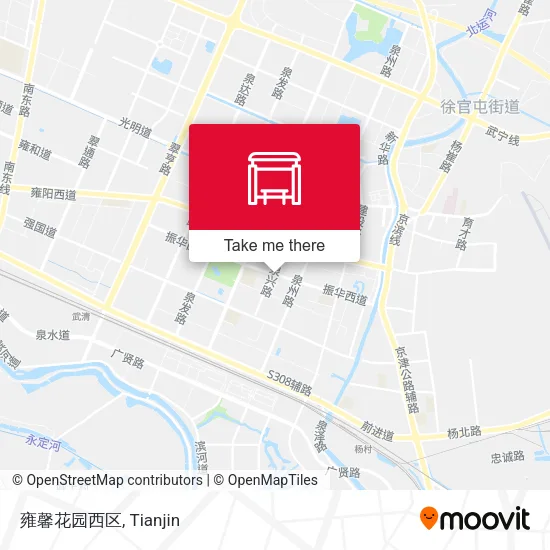 雍馨花园西区 map