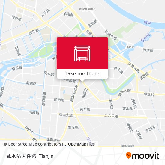 咸水沽大件路 map