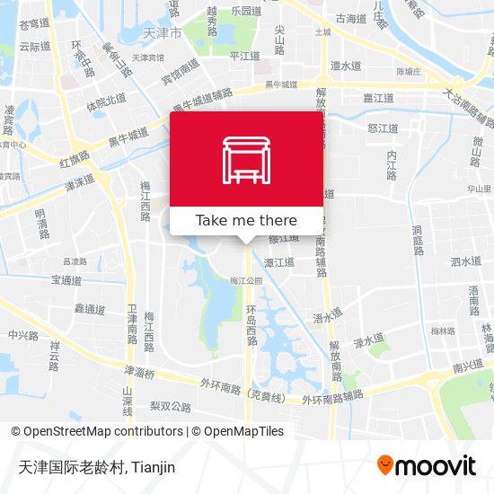 天津国际老龄村 map