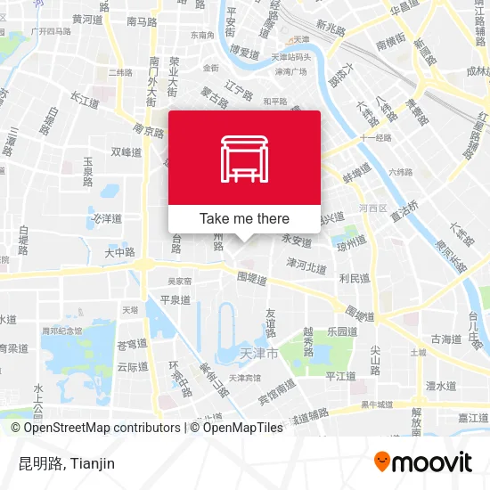 昆明路 map