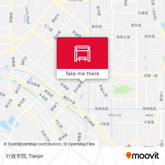 行政学院 map