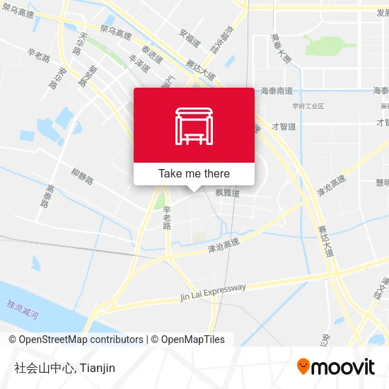社会山中心 map